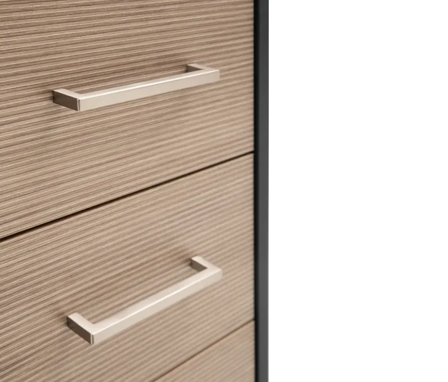 Rollcontainer »Metz«, anthrazit/canello