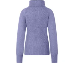Rollkragenpullover, fliederfarben meliert