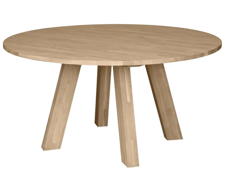 Runder WOOOD Esstisch »Rhonda«, ca. 150 cm, Eiche naturfarben