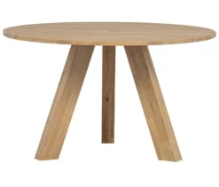 Runder WOOOD Esstisch »Rhonda«, ca. 129 cm, Eiche naturfarben