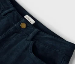Samthose, dunkelblau