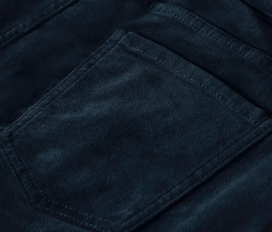 Samthose, dunkelblau