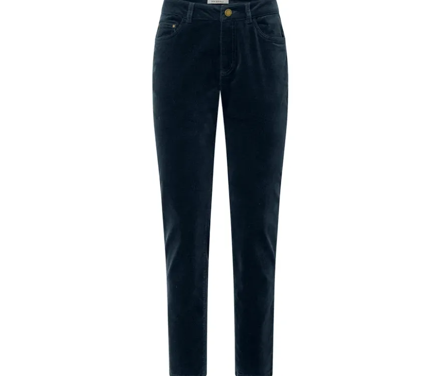 Samthose, dunkelblau