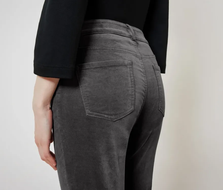 Samthose, grau