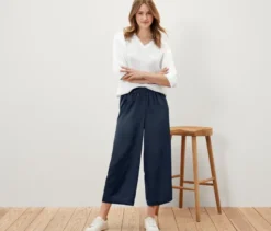 Satinhose, navy