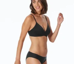 SCHIESSER invisible Rio-Slip mit Baumwolle, schwarz