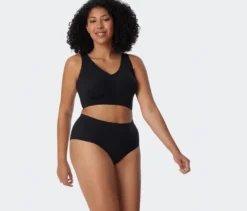 SCHIESSER Invisible Slip Maxi, schwarz