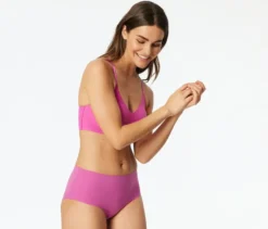 SCHIESSER Invisible Slip Maxi, fuchsia