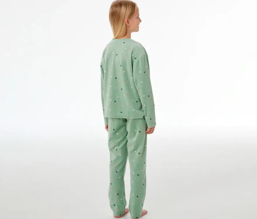 SCHIESSER Kinder-Velours-Pyjama »Herzchen«