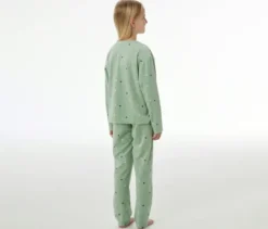 SCHIESSER Kinder-Velours-Pyjama »Herzchen«
