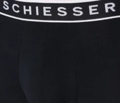 3 SCHIESSER Long-Shorts, schwarz