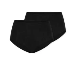 2 SCHIESSER Maxislips, schwarz