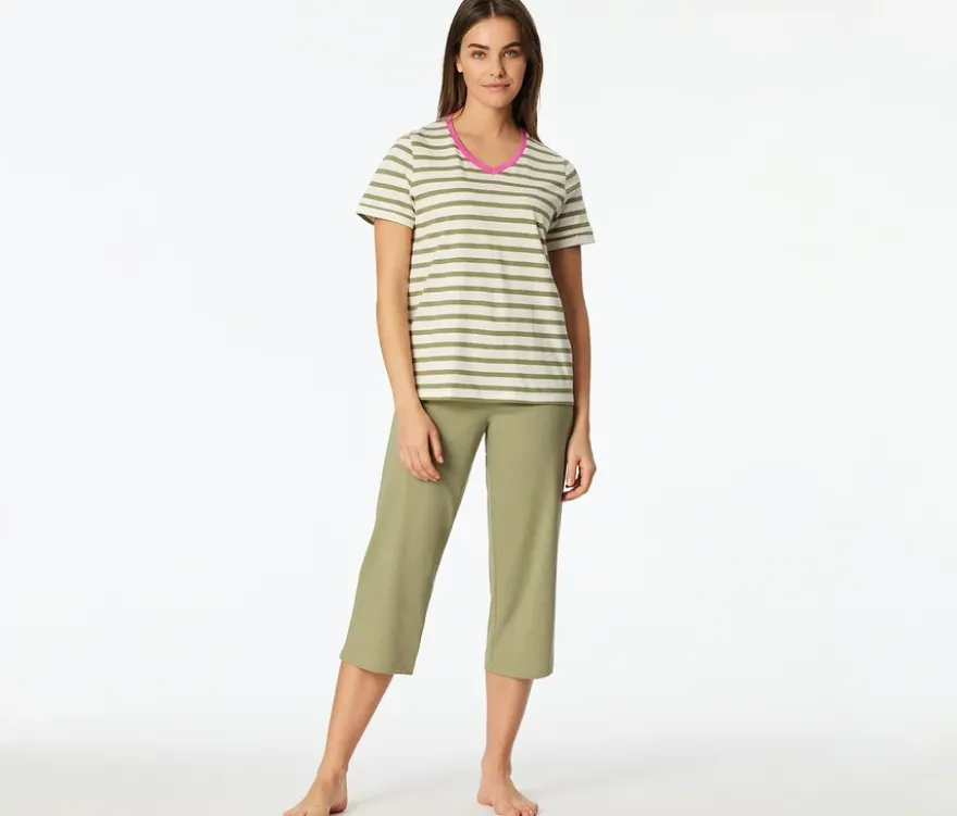 SCHIESSER 3/4-Pyjama-Set
