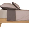 SCHIESSER Renforcé-Kissenhüllenset »Doubleface«, 2 Stück, 40 x 80 cm, taupe/dunkelgrau