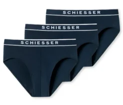 3 SCHIESSER Rio-Slips, dunkelblau