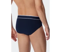 3 SCHIESSER Rio-Slips, dunkelblau