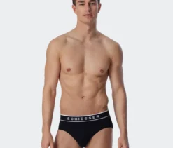 3 SCHIESSER Rio-Slips, schwarz