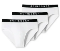 3 SCHIESSER Rio-Slips, weiß