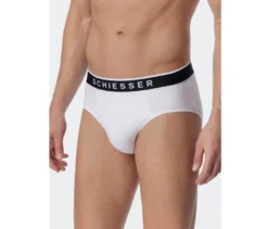 3 SCHIESSER Rio-Slips, weiß