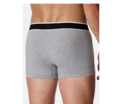 3 SCHIESSER Shorts, grau meliert