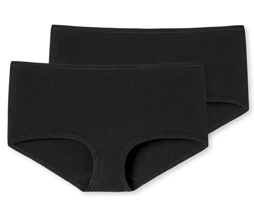 2 SCHIESSER Shorts, schwarz