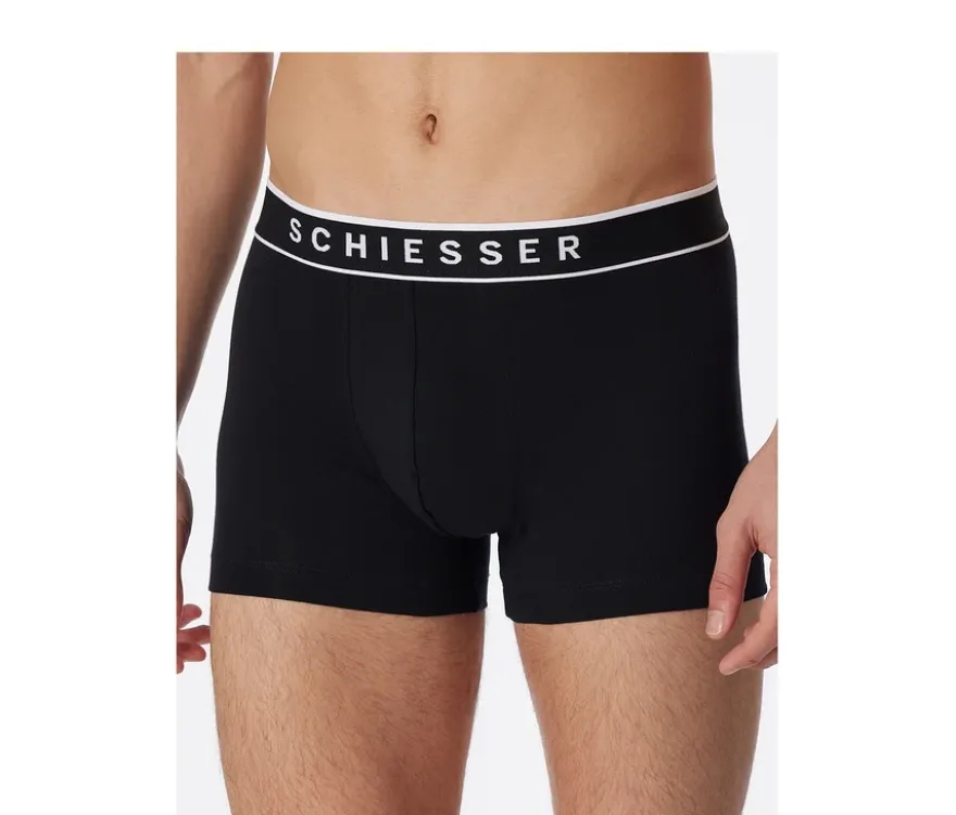 3 SCHIESSER Shorts, schwarz