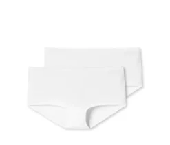 2 SCHIESSER Shorts, weiß