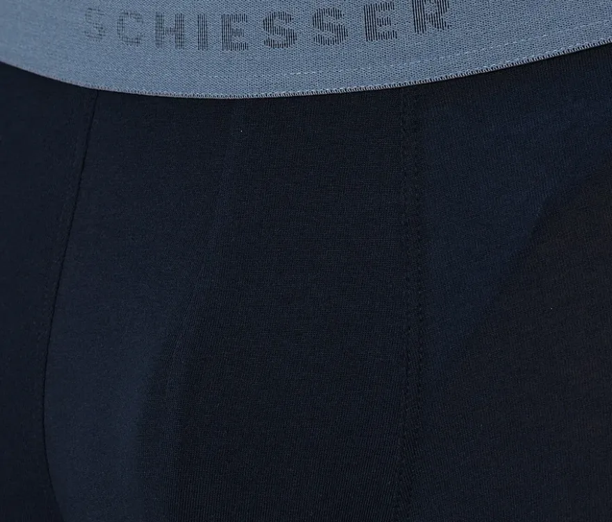 3 SCHIESSER Slipboxer, dunkelblau