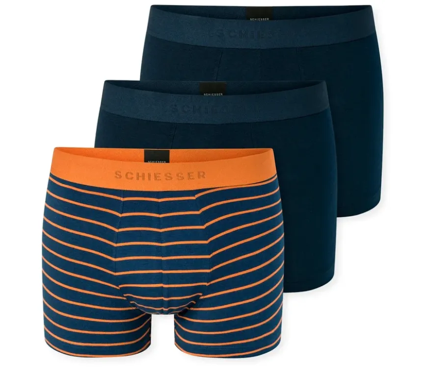 3 SCHIESSER Slipboxer, gestreift