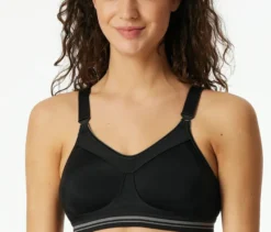 SCHIESSER Sport-BH High Impact, schwarz
