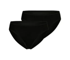2 SCHIESSER Tai-Slips, schwarz