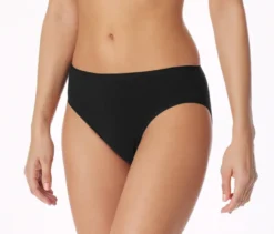 2 SCHIESSER Tai-Slips, schwarz