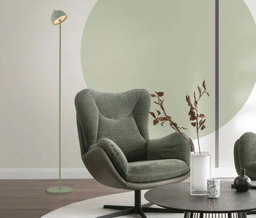SCHÖNER WOHNEN-Kollektion Akku-Stehleuchte »Bellis«, hellgrün