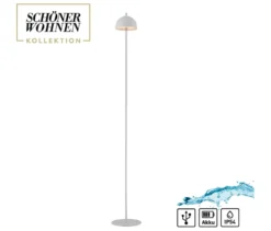 SCHÖNER WOHNEN-Kollektion Akku-Stehleuchte »Bellis«, weiß