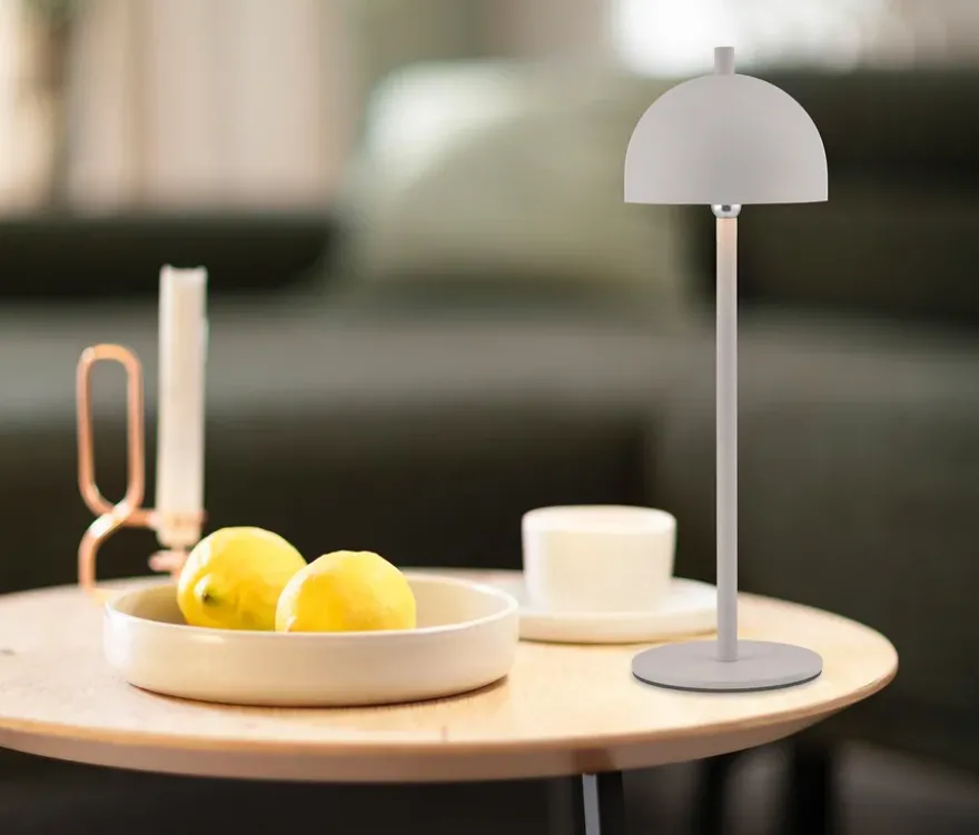SCHÖNER WOHNEN - Kollektion Akku-Tischleuchte »Bellis«, sandbrise