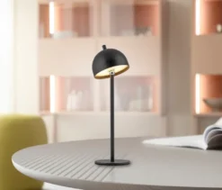 SCHÖNER WOHNEN - Kollektion Akku-Tischleuchte »Bellis«, schwarz
