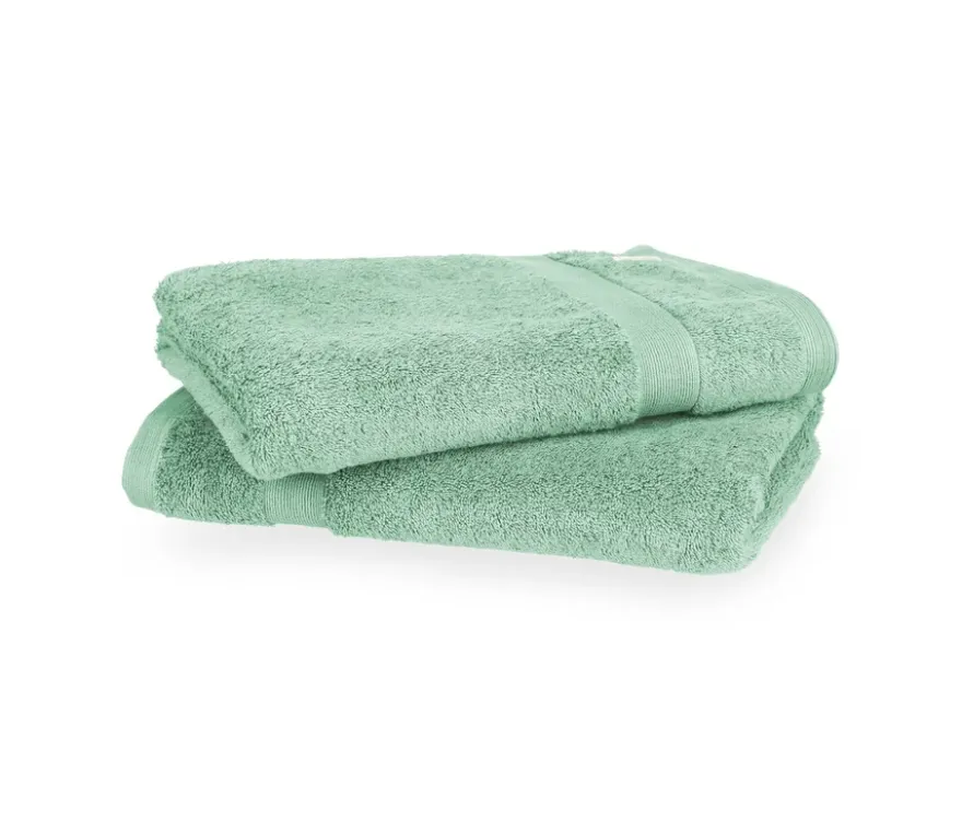 SCHÖNER WOHNEN-Kollektion 2 Badetücher »Cuddly«, salbeigrün