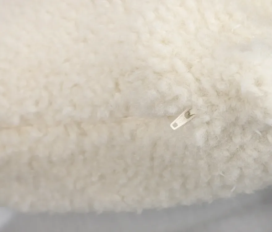 SCHÖNER WOHNEN-Kollektion Dekokissenbezug »TEDDY«, offwhite