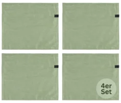 SCHÖNER WOHNEN - Kollektion 4er-Tischset, khaki
