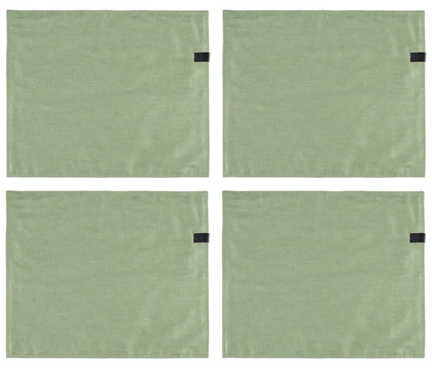 SCHÖNER WOHNEN - Kollektion 4er-Tischset, khaki