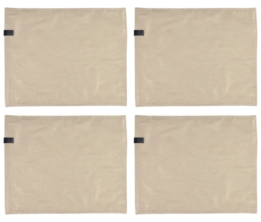 SCHÖNER WOHNEN - Kollektion 4er-Tischset, sandfarben