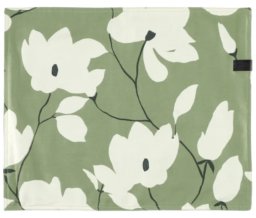 SCHÖNER WOHNEN - Kollektion 4er-Tischset, khaki-floral