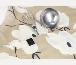SCHÖNER WOHNEN-Kollektion Küchentextil-Set, Schürze und 2 Geschirrtücher, sandfarben