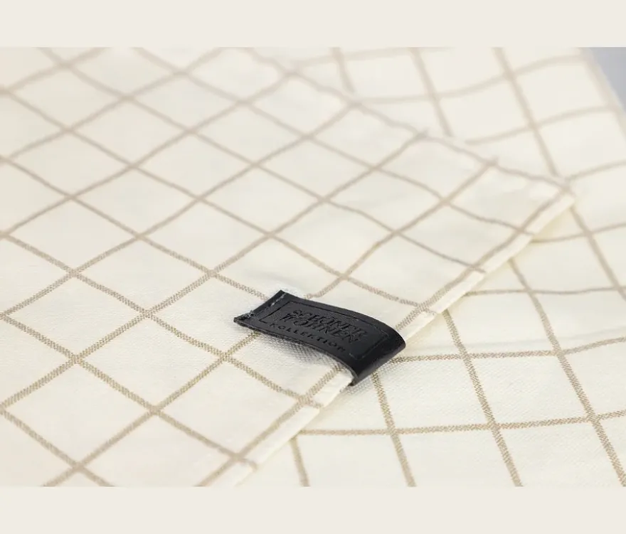 SCHÖNER WOHNEN-Kollektion Küchentextil-Set, Schürze und 2 Geschirrtücher, sandfarben