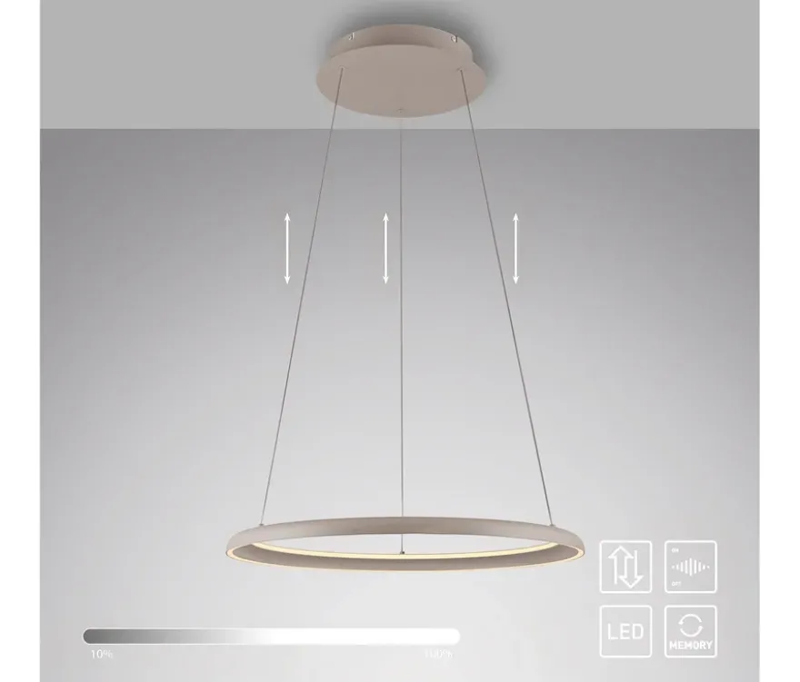 SCHÖNER WOHNEN-Kollektion Pendelleuchte »Quillo«, sandbrise