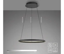 SCHÖNER WOHNEN-Kollektion Pendelleuchte »Quillo«, schwarz