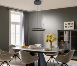 SCHÖNER WOHNEN-Kollektion Pendelleuchte »Quillo«, schwarz