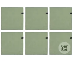 SCHÖNER WOHNEN - Kollektion Servietten 6er-Set, khaki
