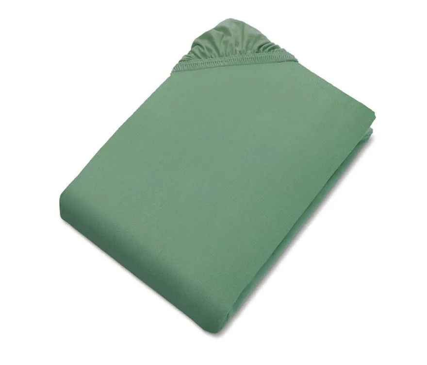 SCHÖNER WOHNEN-Kollektion Spannbettlaken, grün, Doppelgröße