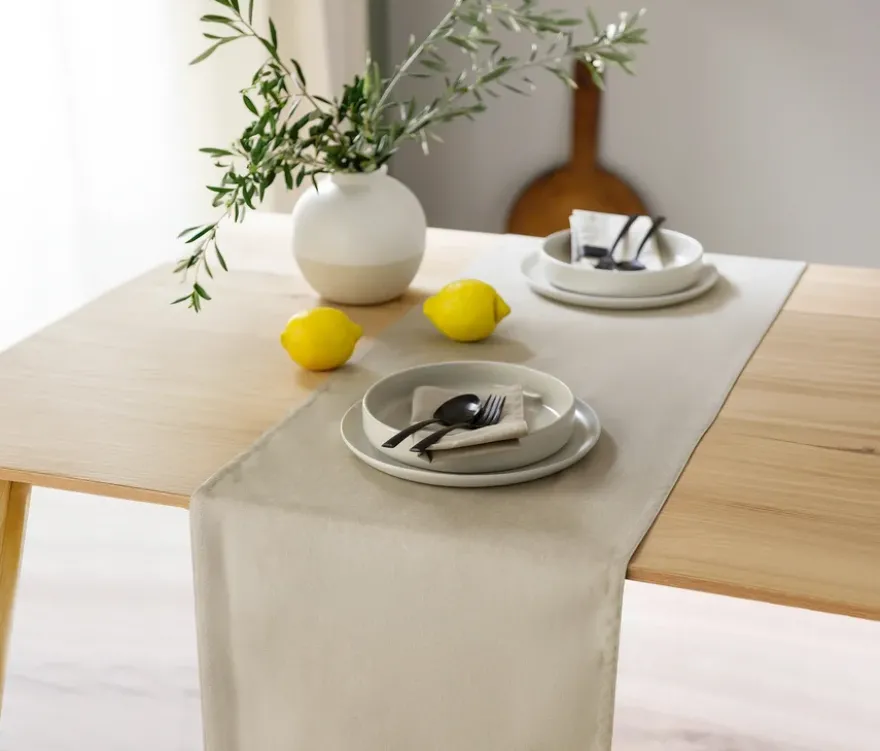 SCHÖNER WOHNEN-Kollektion 2 Tischläufer, sandfarben